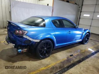 2004 Mazda RX-8 with VIN JM1FE173440122206, listed as a Copart auction lot 41416905 with 99,739 mi miles and Salvage Title. Bid and sale history available at carsss.com. Image 3.