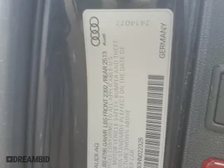 2017 Audi A4 Premium Plus with VIN WAUENAF40HN022325, listed as a Copart auction lot 49175105 with 83,471 mi miles and Salvage Title. Bid and sale history available at carsss.com. Image 14.