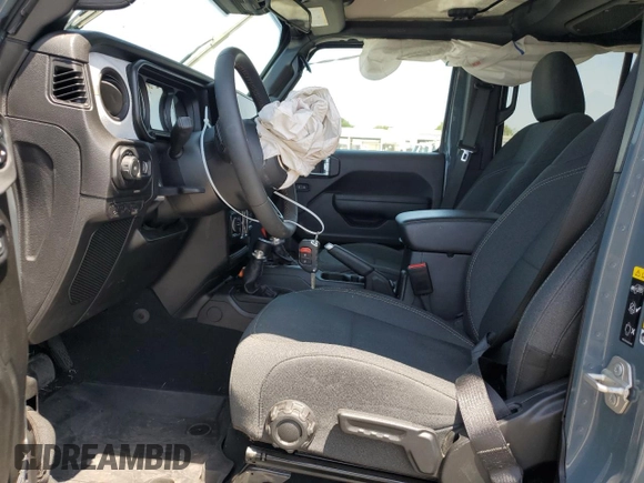 2024 Jeep Wrangler Sport S с VIN 1C4PJXDG9RW281804, выставлен на аукционе Copart как лот 59773665 с пробегом 21 994 миль миль и Списание • Salvage title. История ставок и продаж доступна на DreamBid. Изображение 7.