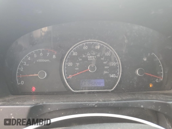 2010 Hyundai Elantra GLS with VIN KMHDU4AD4AU050694, listed as a Copart auction lot 57463205 with 125,228 mi miles and Salvage title. Bid and sale history available at DreamBid. Image 9.