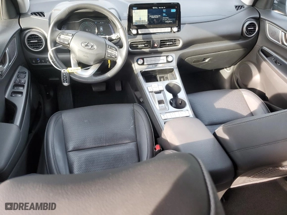 2020 Hyundai Kona Electric Ultimate with VIN KM8K53AGXLU061307, listed as a Copart auction lot 86169544 with 46,771 mi miles and Salvage Title. Bid and sale history available at carsss.com. Image 8.
