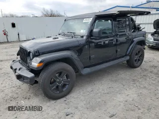 2023 Jeep Wrangler High Altitude z VIN 1C4HJXEG0PW639484, wystawiony jako Copart lot #48342525 z przebiegiem 23 841 mil mil oraz Szkoda całkowita • Salvage title. Historia ofert i sprzedaży dostępna na DreamBid. Obrazek 1.