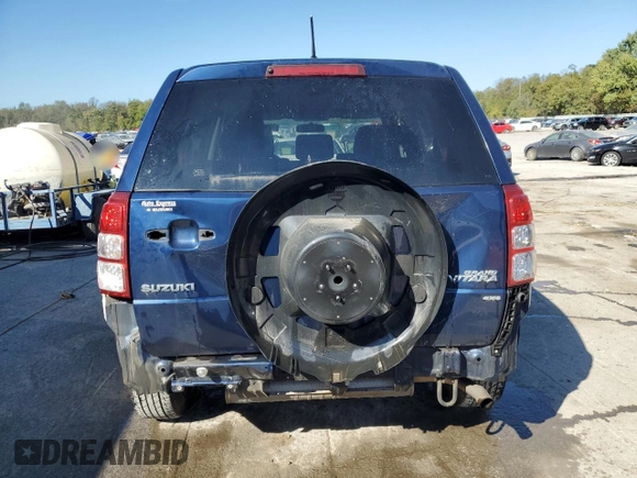 2011 Suzuki Grand Vitara Premium with VIN JS3TD0D26B4102672, listed as a Copart auction lot 72260104 with 47,507 mi miles and Salvage title. Bid and sale history available at DreamBid. Image 6.