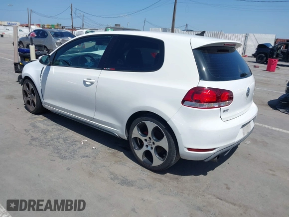 2012 Volkswagen GTI PZEV with VIN WVWED7AJ0CW257431, listed as a IAAI auction lot 42280220 with Not provided miles and . Bid and sale history available at DreamBid. Image 3.