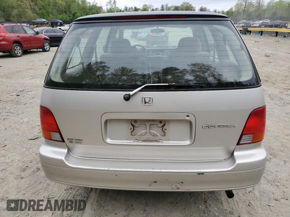 1996 Honda Odyssey with VIN JHMRA184XTC004544, listed as a Copart auction lot 53875355 with 165,945 mi miles and Salvage title. Bid and sale history available at DreamBid. Image 6.