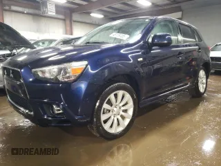 2011 Mitsubishi Outlander Sport SE with VIN JA4AP4AU9BZ023634, listed as a Copart auction lot 48129705 with 150,829 mi miles and Salvage Title. Bid and sale history available at carsss.com. Image 1.