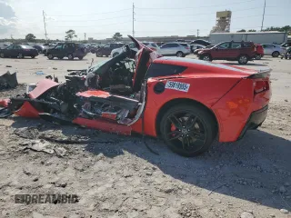 2014 Chevrolet Corvette Z51 3LT with VIN 1G1YM2D78E5128094, listed as a Copart auction lot 59818955 with Not provided miles and Salvage title. Bid and sale history available at DreamBid. Image 2.