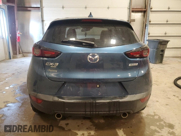 2019 Mazda CX-3 Sport with VIN JM1DKFB71K0449117, listed as a Copart auction lot 43395525 with 42,518 mi miles and Salvage Title. Bid and sale history available at carsss.com. Image 6.