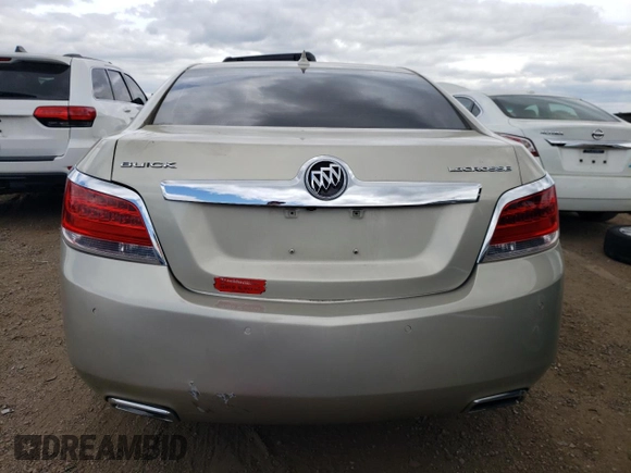 2013 Buick LaCrosse Premium 1 with VIN 1G4GF5E38DF157268, listed as a Copart auction lot 66543174 with 137,997 mi miles and Salvage title. Bid and sale history available at DreamBid. Image 6.