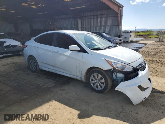 2017 Hyundai Accent SE with VIN KMHCT4AEXHU194381, listed as a Copart auction lot 48722175 with 143,988 mi miles and Salvage Title. Bid and sale history available at carsss.com. Image 4.