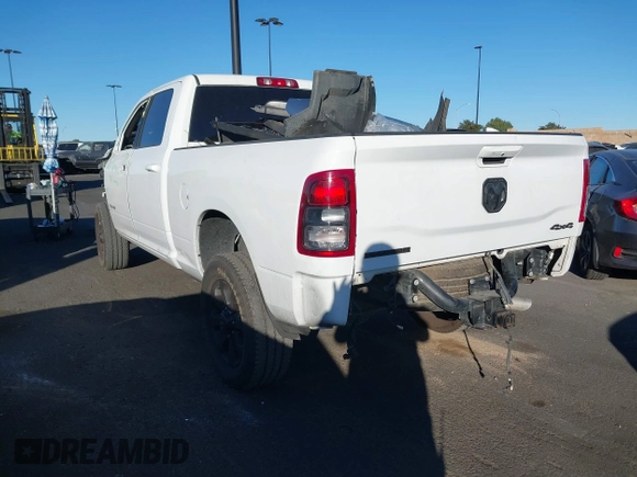 2021 Ram 2500 Big Horn with VIN 3C6UR5DL5MG633465, listed as a IAAI auction lot 41305700 with 73,636 mi miles. Bid and sale history available at carsss.com. Image 3.