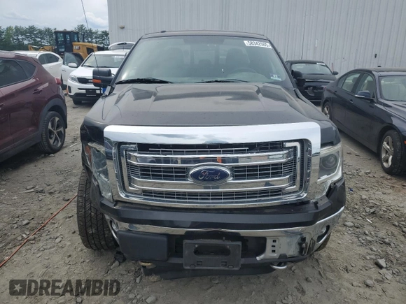 2014 Ford F-150 XL with VIN 1FTFX1EF6EFA22047, listed as a Copart auction lot 58342505 with 75,495 mi miles and Salvage title. Bid and sale history available at DreamBid. Image 5.