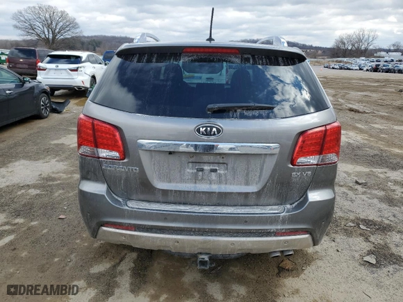 2013 Kia Sorento SX with VIN 5XYKWDA27DG390027, listed as a Copart auction lot 46977425 with 91,647 mi miles and Non Repairable. Bid and sale history available at carsss.com. Image 6.