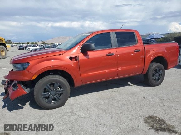 2019 Ford Ranger XL with VIN 1FTER4EH0KLB16124, listed as a Copart auction lot 54901015 with 52,972 mi miles and Salvage title. Bid and sale history available at DreamBid. Image 1.