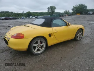 2002 Porsche Boxster with VIN WP0CA29802U623712, listed as a Copart auction lot 60972405 with 99,584 mi miles and Salvage title. Bid and sale history available at DreamBid. Image 3.