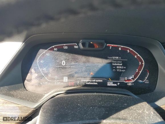 2021 BMW X6 xDrive40i with VIN 5UXCY6C07M9D94944, listed as a Copart auction lot 77106334 with 52,106 mi miles and Salvage Title. Bid and sale history available at carsss.com. Image 9.