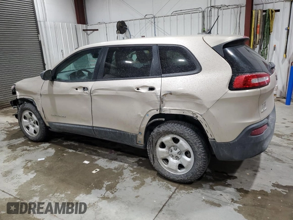 2015 Jeep Cherokee Sport with VIN 1C4PJMAB9FW575271, listed as a Copart auction lot 87958655 with 32,219 mi miles and Salvage Title. Bid and sale history available at carsss.com. Image 2.