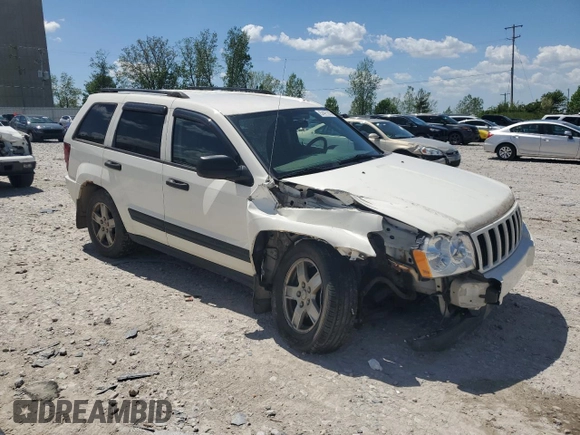 2005 Jeep Grand Cherokee Laredo with VIN 1J4GR48K05C625144, listed as a Copart auction lot 57477275 with 167,654 mi miles and Salvage title. Bid and sale history available at DreamBid. Image 4.
