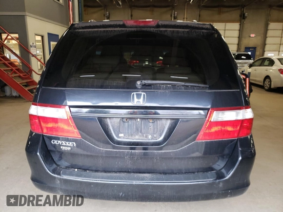 2007 Honda Odyssey EX-L with VIN 5FNRL38717B123111, listed as a Copart auction lot 52906645 with 235,188 mi miles and Salvage Title. Bid and sale history available at carsss.com. Image 6.