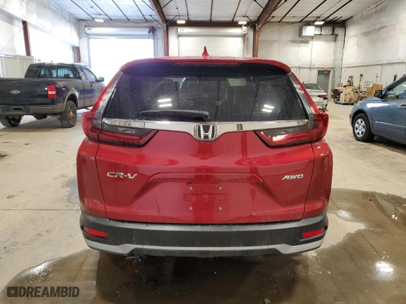 2021 Honda CR-V EX with VIN 2HKRW2H56MH652132, listed as a Copart auction lot 52621955 with 59,403 mi miles and Salvage Title. Bid and sale history available at carsss.com. Image 6.