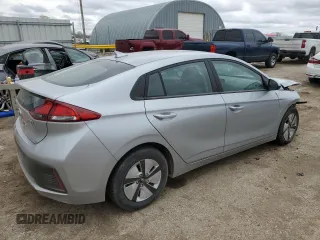 2022 Hyundai Ioniq Blue with VIN KMHC65LC0NU284899, listed as a Copart auction lot 51975395 with 96,100 mi miles and Salvage title. Bid and sale history available at DreamBid. Image 3.