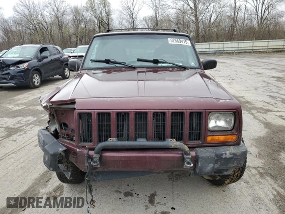 2000 Jeep Cherokee z VIN 1J4FF48S0YL254270, wystawiony jako Copart lot #52589415 z przebiegiem 166 860 mil mil oraz Szkoda całkowita • Salvage title. Historia ofert i sprzedaży dostępna na DreamBid. Obrazek 5.