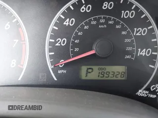 2009 Toyota Corolla with VIN 1NXBU40E99Z118081, listed as a IAAI auction lot 42086882 with 199,328 mi miles and . Bid and sale history available at DreamBid. Image 7.