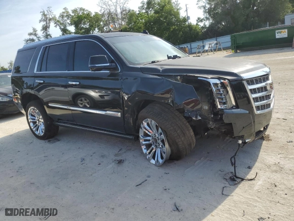 2017 Cadillac Escalade Premium Luxury with VIN 1GYS3CKJ6HR290673, listed as a Copart auction lot 54149625 with 130,980 mi miles and Clean Title. Bid and sale history available at carsss.com. Image 4.