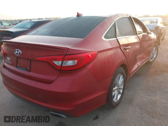 2016 Hyundai Sonata 2.4L with VIN 5NPE24AF6GH278733, listed as a IAAI auction lot 42034408 with 161,532 mi miles and . Bid and sale history available at carsss.com. Image 4.