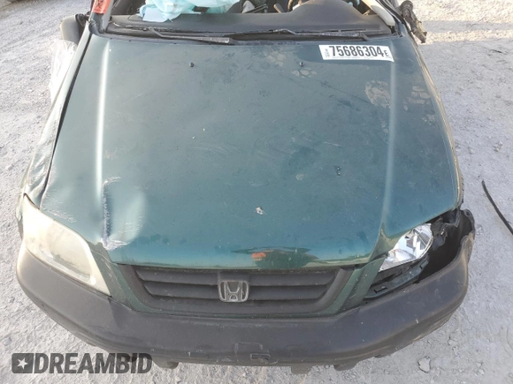 1999 Honda CR-V LX with VIN JHLRD1846XC018894, listed as a Copart auction lot 75686304 with 132,317 mi miles and Salvage Title. Bid and sale history available at carsss.com. Image 13.