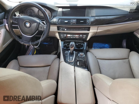 2011 BMW 5 Series 535i with VIN WBAFR7C5XBC608557, listed as a Copart auction lot 48142605 with 155,385 mi miles and Salvage Title. Bid and sale history available at carsss.com. Image 8.