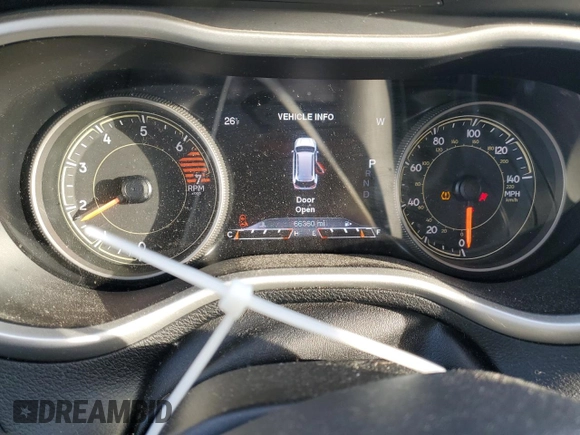 2018 Jeep Cherokee Trailhawk with VIN 1C4PJMBB8JD599791, listed as a Copart auction lot 86650054 with 66,360 mi miles and Non Repairable. Bid and sale history available at DreamBid. Image 9.