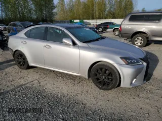 2011 Lexus IS 250 with VIN JTHBF5C29B2100606, listed as a Copart auction lot 52986805 with 193,286 mi miles and Salvage Title. Bid and sale history available at carsss.com. Image 4.