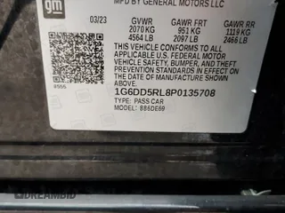 2023 Cadillac CT4 V-Series z VIN 1G6DD5RL8P0135708, wystawiony jako Copart lot #73919374 z przebiegiem 23 729 mil mil oraz Szkoda całkowita • Salvage title. Historia ofert i sprzedaży dostępna na DreamBid. Obrazek 12.