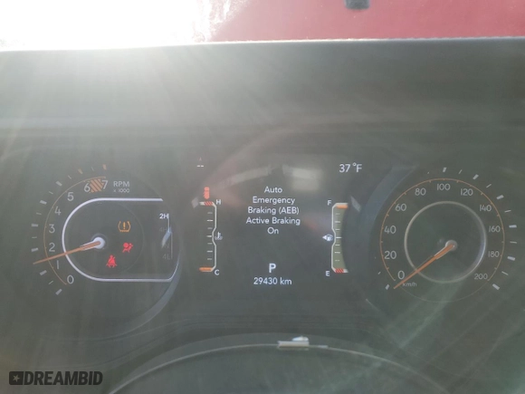 2024 Jeep Wrangler Sahara with VIN 1C4PJXEG2RW239036, listed as a Copart auction lot 46601805 with 29,430 mi miles and Salvage Title. Bid and sale history available at carsss.com. Image 9.