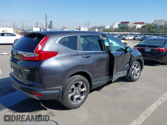 2019 Honda CR-V EX-L with VIN 5J6RW2H89KA002929, listed as a IAAI auction lot 41640391 with 50,024 mi miles. Bid and sale history available at carsss.com. Image 4.