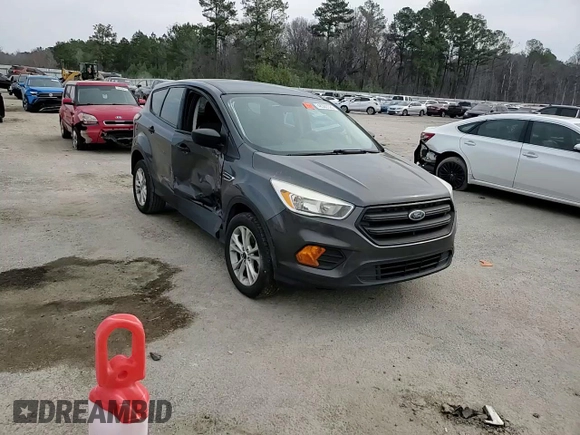 2017 Ford Escape S with VIN 1FMCU0F72HUE20557, listed as a Copart auction lot 48580395 with 103,612 mi miles and Salvage Title. Bid and sale history available at carsss.com. Image 12.