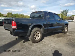 2004 Dodge Dakota Sport with VIN 1D7HL38K94S627992, listed as a Copart auction lot 45193165 with 189,811 mi miles and Salvage Title. Bid and sale history available at carsss.com. Image 3.