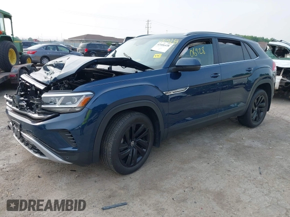 2022 Volkswagen Atlas SE z VIN 1V2KC2CA9NC216742, wystawiony jako IAAI lot #42406428 z przebiegiem 34 598 mil mil oraz . Historia ofert i sprzedaży dostępna na DreamBid. Obrazek 17.