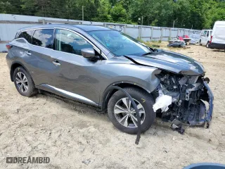 2022 Nissan Murano S with VIN 5N1AZ2AS2NC122981, listed as a Copart auction lot 56567474 with 14,588 mi miles and Salvage Title. Bid and sale history available at carsss.com. Image 4.