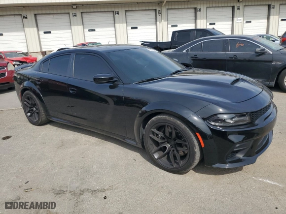 2021 Dodge Charger Scat Pack Widebody with VIN 2C3CDXGJ6MH630457, listed as a Copart auction lot 70827544 with 37,573 mi miles and Clean Title. Bid and sale history available at carsss.com. Image 4.