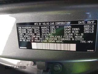 2018 Volvo XC90 R-Design with VIN YV4102KM1J1323790, listed as a IAAI auction lot 41786003 with 93,965 mi miles and . Bid and sale history available at DreamBid. Image 9.