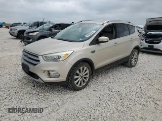 2017 Ford Escape Titanium with VIN 1FMCU0J95HUD40629, listed as a Copart auction lot 54982545 with 206,891 mi miles and Clean Title. Bid and sale history available at DreamBid. Image 1.