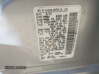 2012 Nissan Rogue SL with VIN JN8AS5MT1CW299827, listed as a IAAI auction lot 41832224 with 201,235 mi miles and . Bid and sale history available at DreamBid. Image 9.