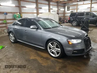 2014 Audi S4 Premium Plus with VIN WAUBGAFL8EA114919, listed as a Copart auction lot 50768455 with 113,354 mi miles and Salvage Title. Bid and sale history available at carsss.com. Image 4.