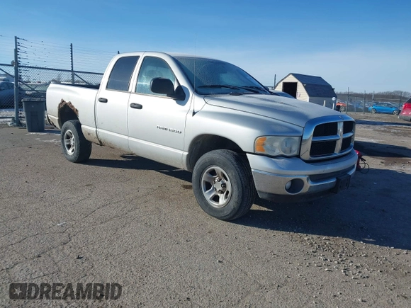 2004 Dodge 1500 SLT with VIN 1D7HU18N34S646307, listed as a IAAI auction lot 41417148 with 179,103 mi miles and . Bid and sale history available at carsss.com. Image 1.