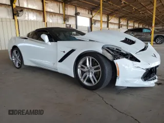 2016 Chevrolet Corvette Z51 2LT with VIN 1G1YK2D77G5111294, listed as a Copart auction lot 63336695 with 107,045 mi miles and Salvage title. Bid and sale history available at DreamBid. Image 4.