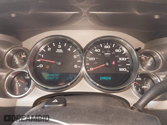 2012 Chevrolet Silverado 1500 LT with VIN 1GCRKSE73CZ186037, listed as a IAAI auction lot 42035315 with 164,967 mi miles. Bid and sale history available at carsss.com. Image 7.