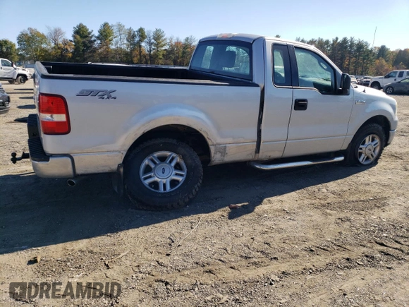 2004 Ford F-150 XL with VIN 1FTRF14W94NC46886, listed as a Copart auction lot 75828534 with 114,143 mi miles and Salvage Title. Bid and sale history available at DreamBid. Image 3.