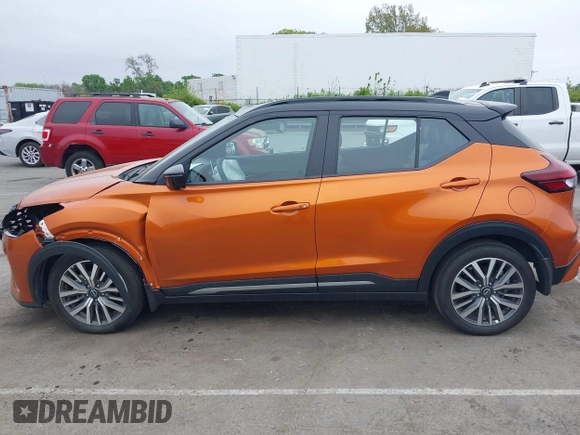 2024 Nissan Kicks SR with VIN 3N1CP5DV6RL502977, listed as a IAAI auction lot 41951182 with 25,510 mi miles and . Bid and sale history available at DreamBid. Image 15.